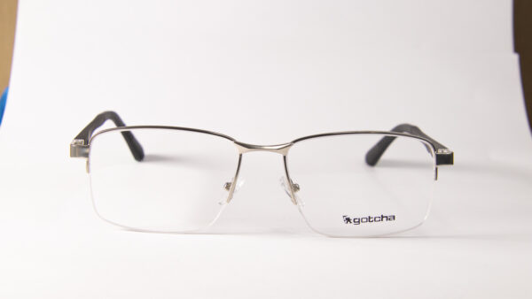 Lentes Ópticos Gotcha Plateado Metálico