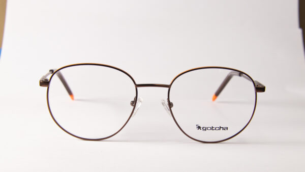 Lentes Ópticos Gotcha Café Metálico