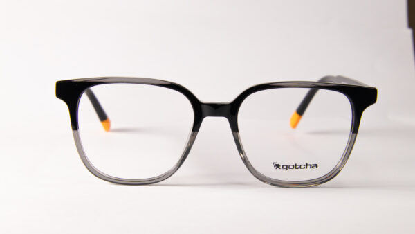 Lentes Ópticos Gotcha Negro y Transparente de Acetato
