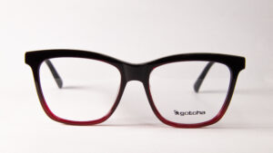 Lentes Ópticos Gotcha Negro y Rojo de Acetato
