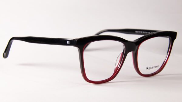 Lentes Ópticos Gotcha Negro y Rojo de Acetato