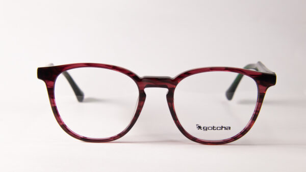 Lentes Ópticos Gotcha Rojo y Verde de Acetato