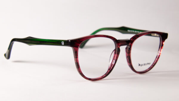Lentes Ópticos Gotcha Rojo y Verde de Acetato