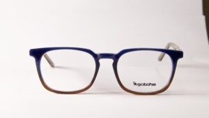 Lentes Ópticos Gotcha Azul y Café de Acetato