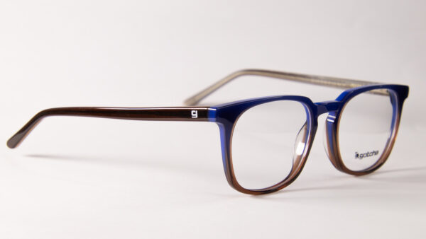 Lentes Ópticos Gotcha Azul y Café de Acetato