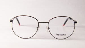 Lentes Ópticos Gotcha Plateado y Rojo Metálico