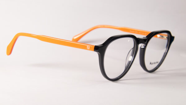 Lentes Ópticos Gotcha Naranjo y Negro de Acetato