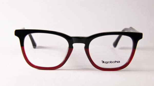 Lentes Ópticos Gotcha Negro y Rojo de Acetato