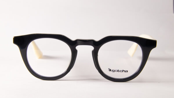 Lentes Ópticos Gotcha Blanco y Negro de Acetato
