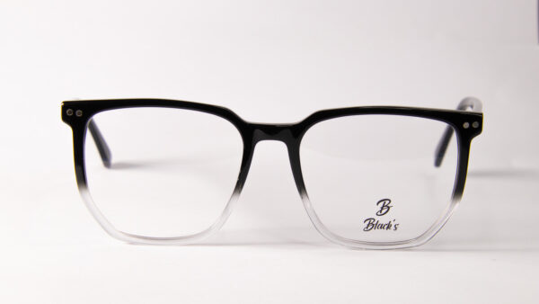 Lentes Ópticos Blacks Negro y Transparente de Acetato