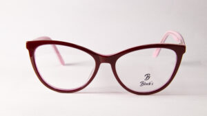 Lentes Ópticos Blacks Rojo y Rosa de Acetato
