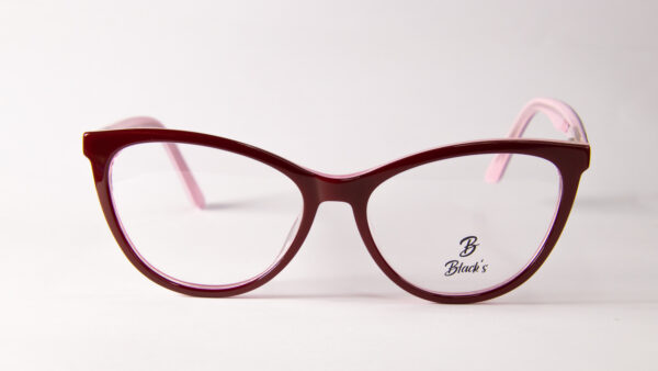 Lentes Ópticos Blacks Rojo y Rosa de Acetato