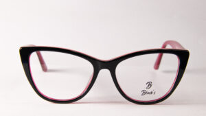 Lentes Ópticos Blacks Negro y Rojo de Acetato