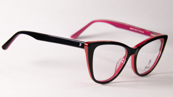 Lentes Ópticos Blacks Negro y Rojo de Acetato