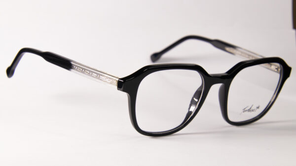 Lentes Ópticos Tortoise Negro de Acetato