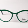 Lentes Ópticos Tortoise Negro y Verde de Acetato