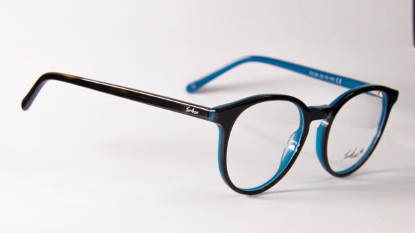 Lentes Ópticos Tortoise Azul y Negro de Acetato