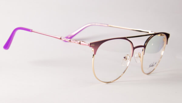 Lentes Ópticos Tortoise Dorado y Rosa Metálico