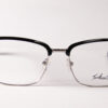 Lentes Ópticos Tortoise Negro y Plateado de Acetato