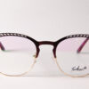 Lentes Ópticos Tortoise Dorado y Rojo Metálico