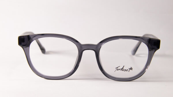 Lentes Ópticos Tortoise Gris y Transparente de Acetato