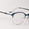 Lentes Ópticos Tortoise Azul y Plateado Metálico