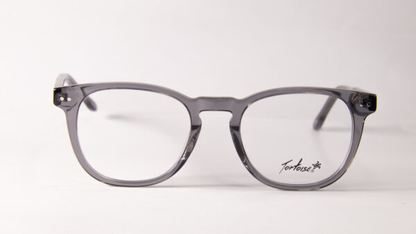 Lentes Ópticos Tortoise Gris y Transparente de Acetato