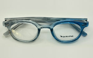Lentes Ópticos Fotocromáticos Gotcha Azul Transparente de Acetato