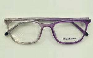 Lentes Ópticos Fotocromáticos Gotcha Lila Transparente de Acetato