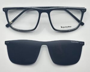 Lentes Ópticos Clip Sol Gotcha Negro de Acetato
