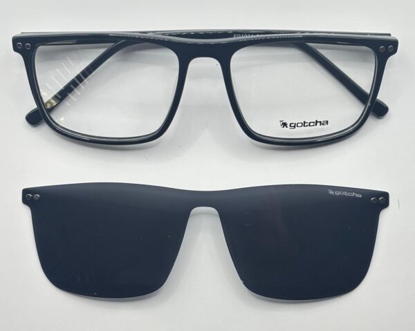 Lentes Ópticos Clip Sol Gotcha Negro de Acetato