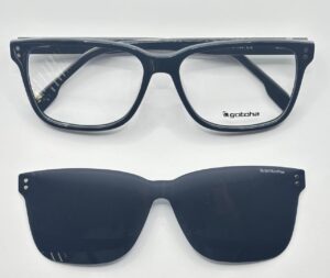 Lentes Ópticos Clip Sol Gotcha Negro de Acetato