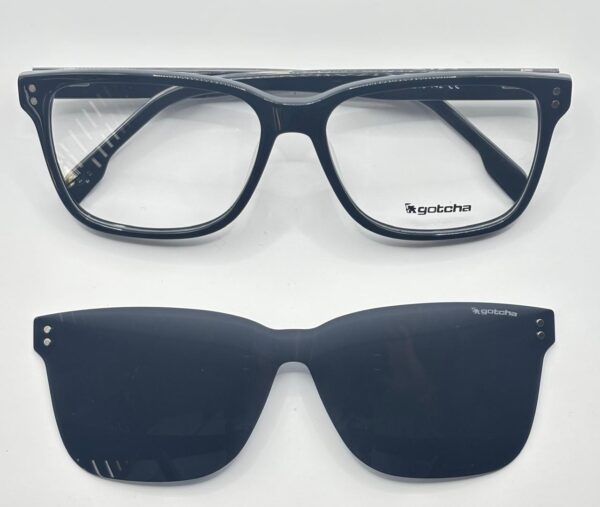 Lentes Ópticos Clip Sol Gotcha Negro de Acetato