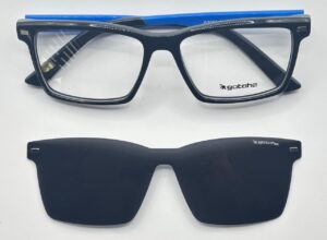 Lentes Ópticos Clip Sol Gotcha Negro de Acetato