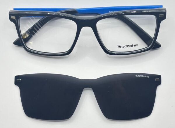 Lentes Ópticos Clip Sol Gotcha Negro de Acetato