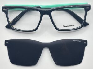 Lentes Ópticos Clip Sol Gotcha Negro de Acetato