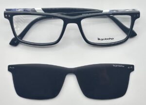 Lentes Ópticos Clip Sol Gotcha Negro de Acetato